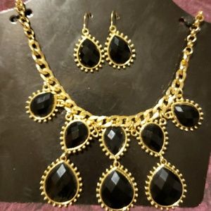 Necklace and earrings